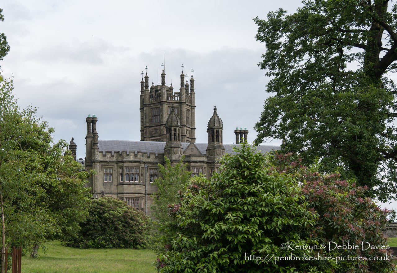 Built between 1830 and 1840, Margam Castle is actually a country house built in the Tudor Gothic style. It is currently used for location filming of Dr. Who and Da Vinci's Demons.